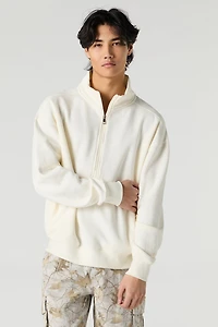 Fleece Quarter Zip Sweatshirt