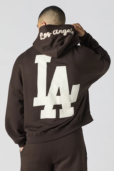 Los Angeles HD Print Fleece Hoodie