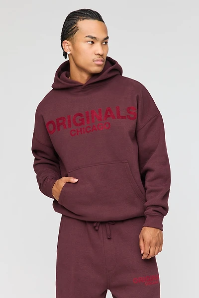 Premium Heavyweight Fleece Baggy Graphic Hoodie