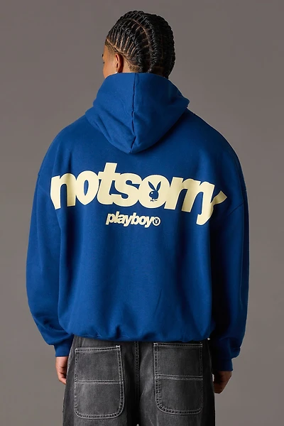 Haut baggy à capuchon en molleton avec imprimé Playboy