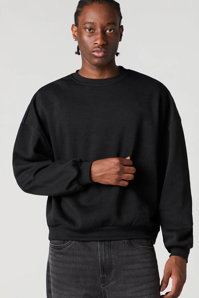 Boxy Fleece Sweatshirt