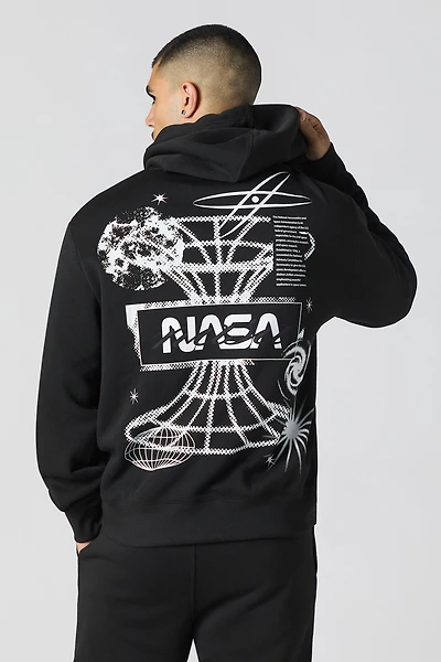 NASA Graphic Fleece Hoodie