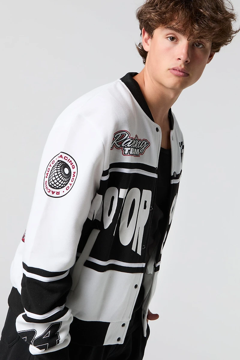 Motor Sport Fleece Racing Jacket