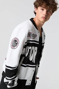 Motor Sport Fleece Racing Jacket