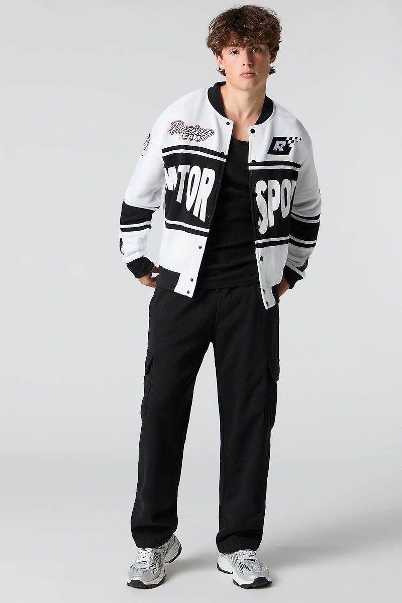 Motor Sport Fleece Racing Jacket