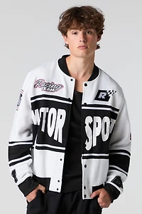Motor Sport Fleece Racing Jacket