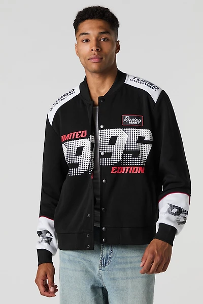 1995 HD Print Fleece Racing Jacket