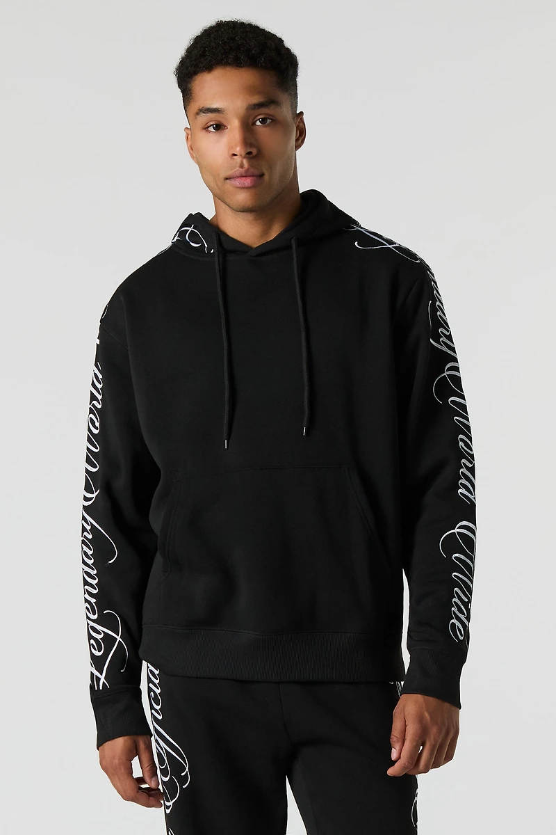Legendary World Embroidered Fleece Hoodie