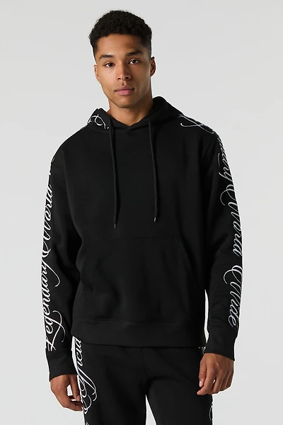 Legendary World Embroidered Fleece Hoodie
