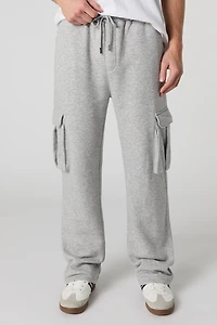 Pantalon cargo en molleton