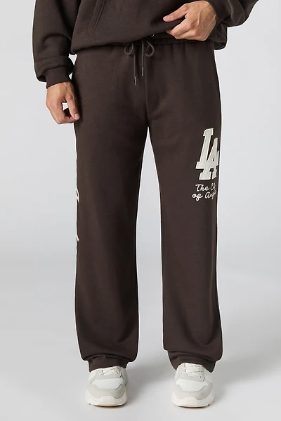 Pantalon en molleton à imprimé HD Los Angeles