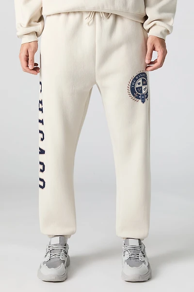 Chicago Twill Embroidered Fleece Jogger