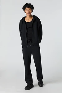Pantalon en molleton avec détail de couture