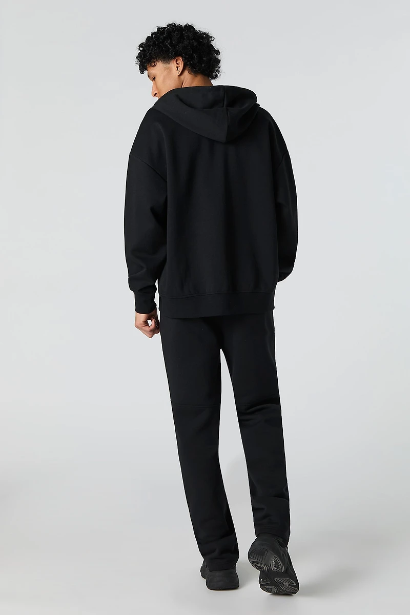 Pantalon en molleton avec détail de couture