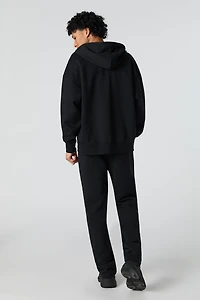 Pantalon en molleton avec détail de couture
