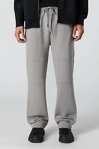 Pantalon en molleton avec détail de couture