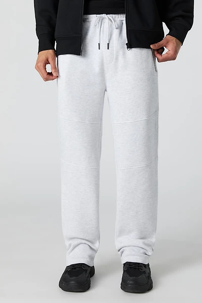 Pantalon en molleton avec détail de couture
