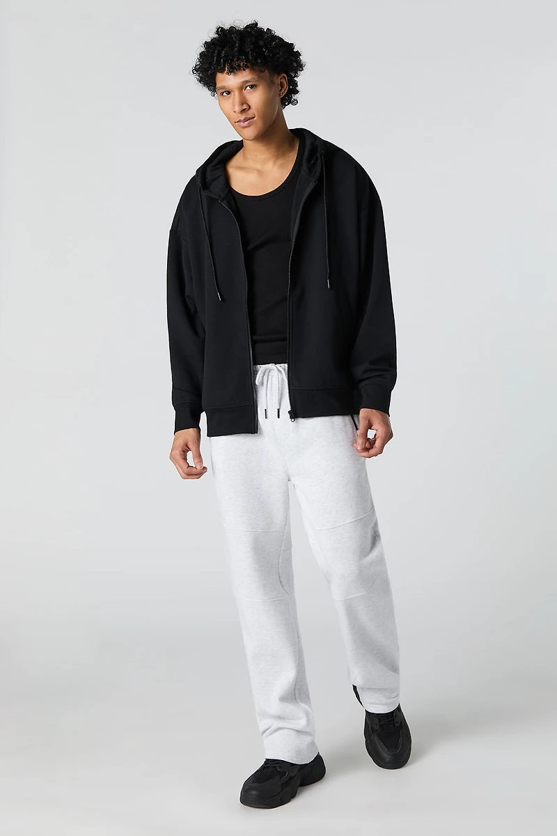 Pantalon en molleton avec détail de couture