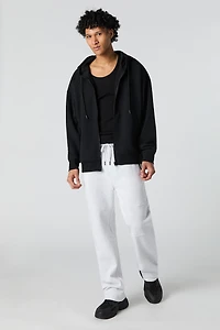 Pantalon en molleton avec détail de couture