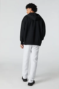 Pantalon en molleton avec détail de couture