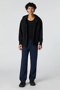 Pantalon en molleton avec détail de couture