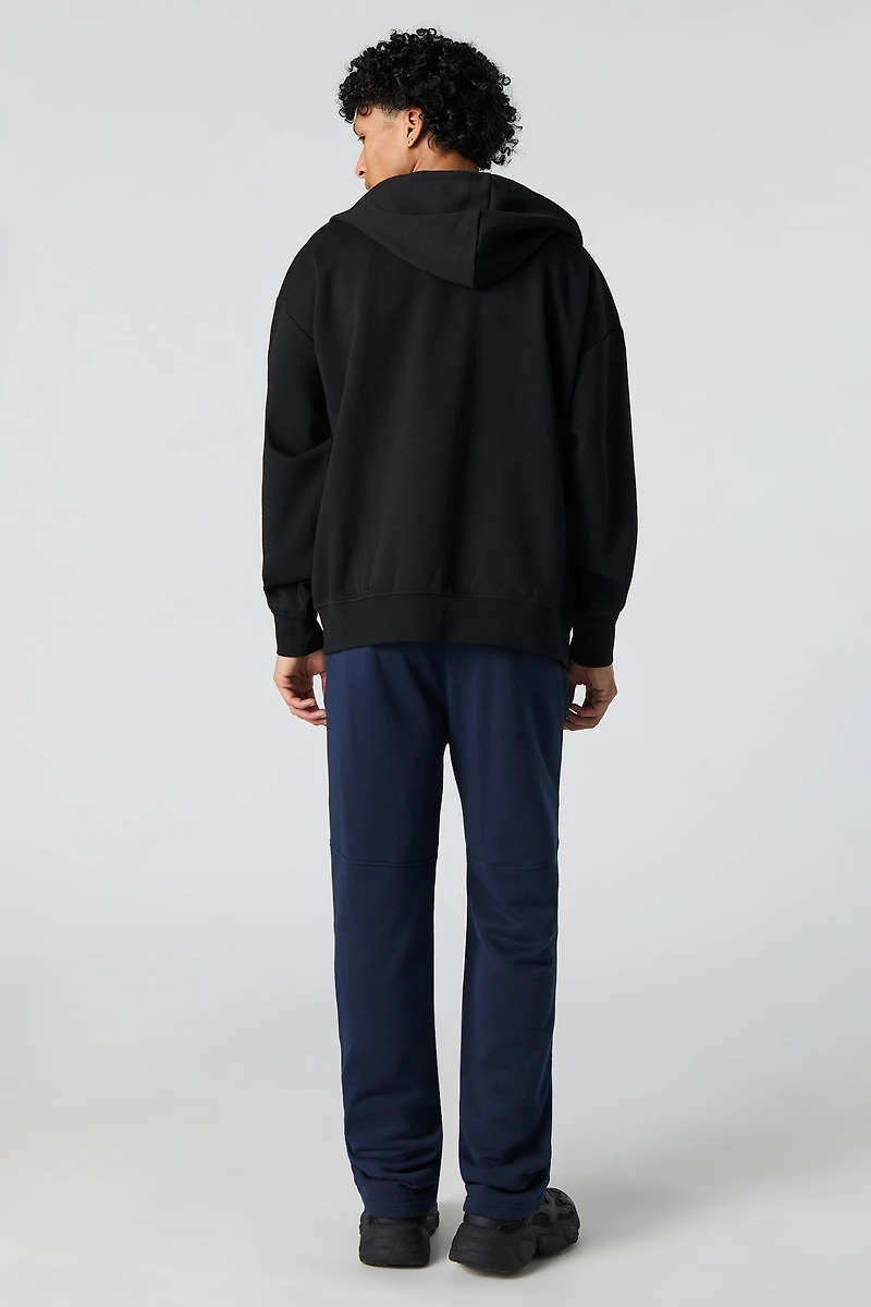 Pantalon en molleton avec détail de couture