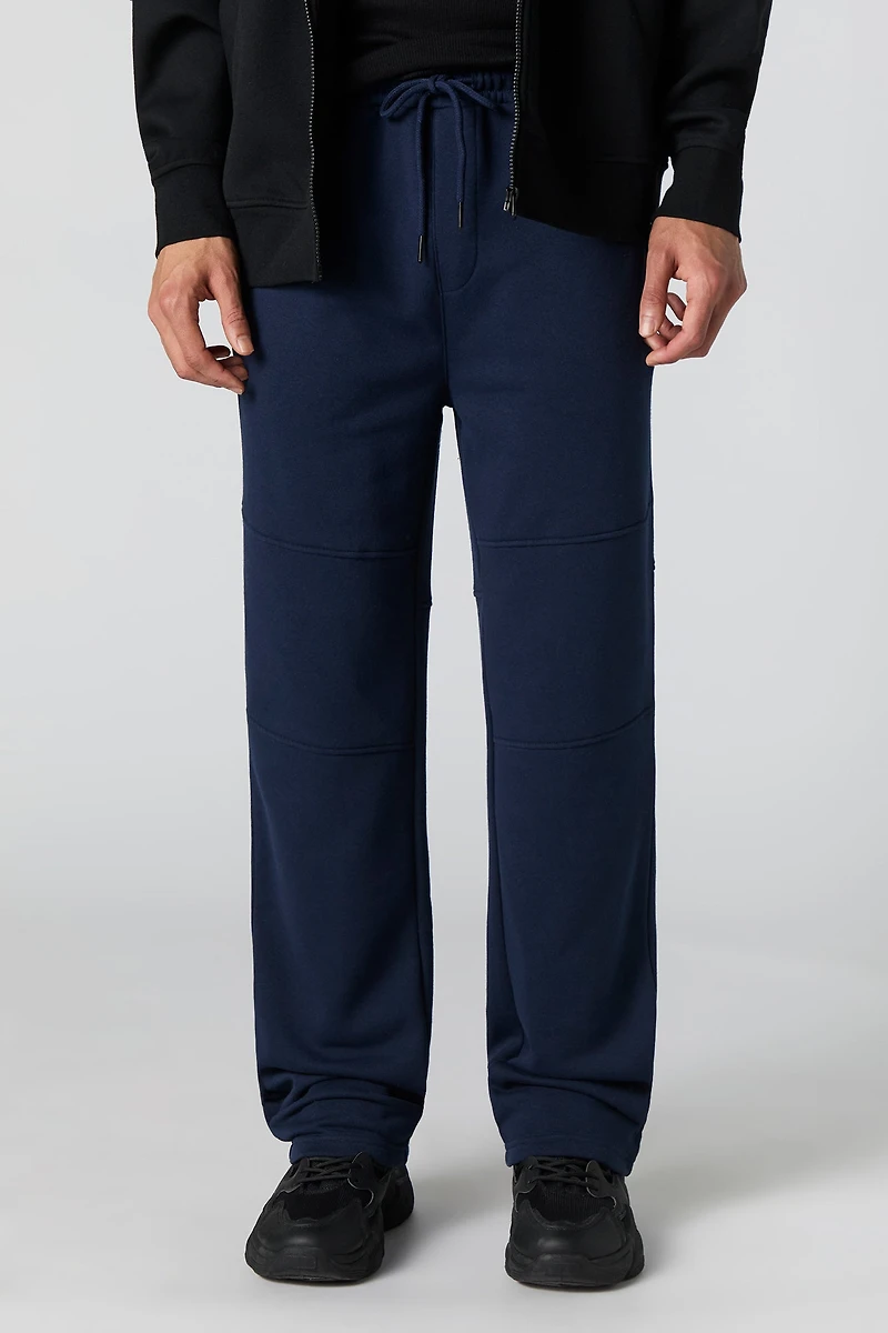 Pantalon en molleton avec détail de couture