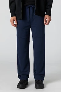 Pantalon en molleton avec détail de couture