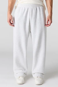 Pantalon d'entraînement à jambe large en molleton lourd de qualité supérieure