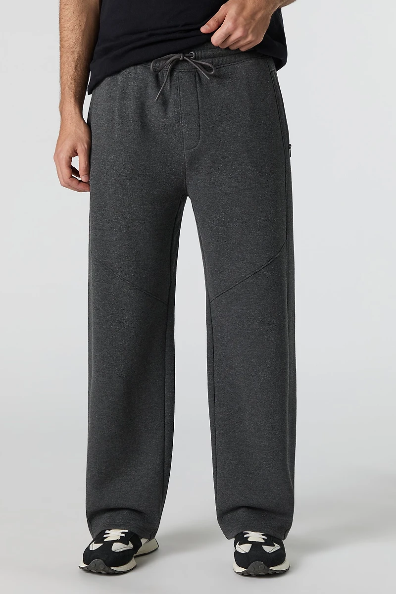 Zipper Pocket Fleece Sweatpant