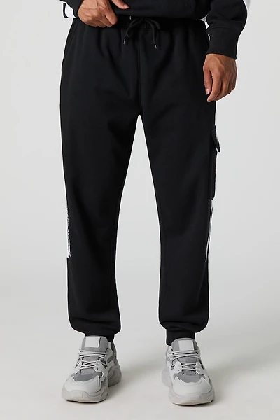 Racing Graphic Fleece Cargo Jogger