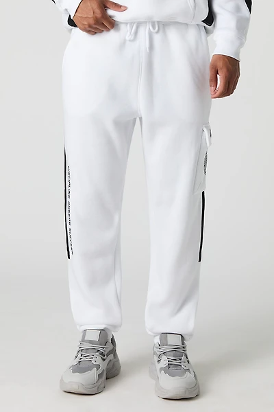 Racing Graphic Fleece Cargo Jogger