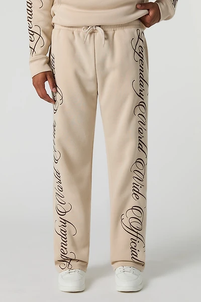 Legendary World Embroidered Fleece Sweatpant