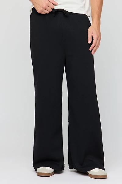 Fleece Super Wide Leg Sweatpant