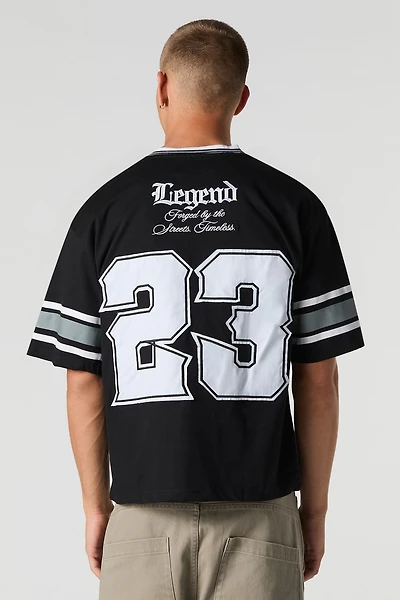 Twill Embroidered Jersey