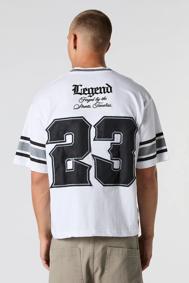 Twill Embroidered Jersey