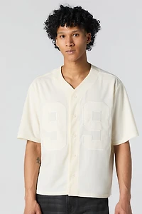 99 Embroidered Mesh Baseball Jersey