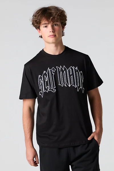 Self Made Embroidered T-Shirt