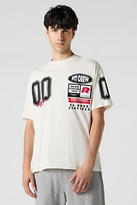T-shirt avec motif brodé Pit Crew
