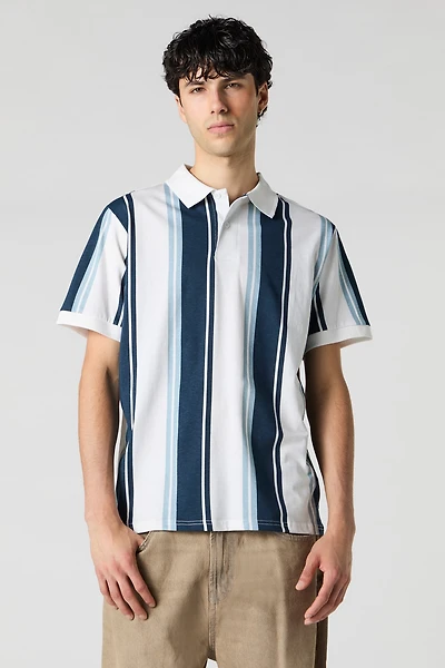 Striped Polo T-Shirt