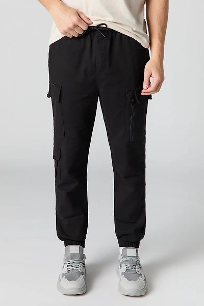 Jogger cargo avec poches à fermeture glissière