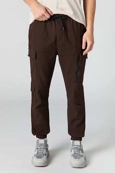 Jogger cargo avec poches à fermeture glissière