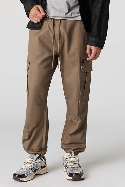 Jogger cargo avec poches à fermeture glissière