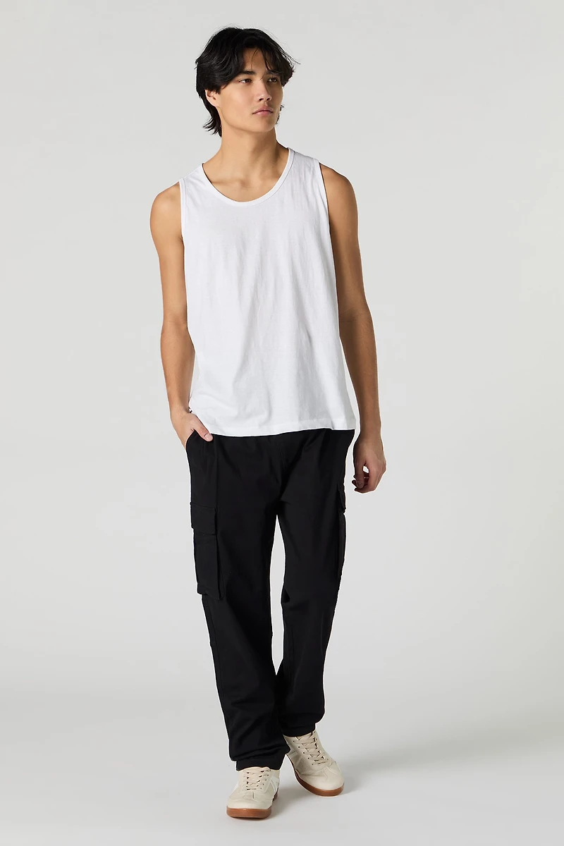 Pantalon cargo classique à taille coulissante