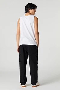 Pantalon cargo classique à taille coulissante