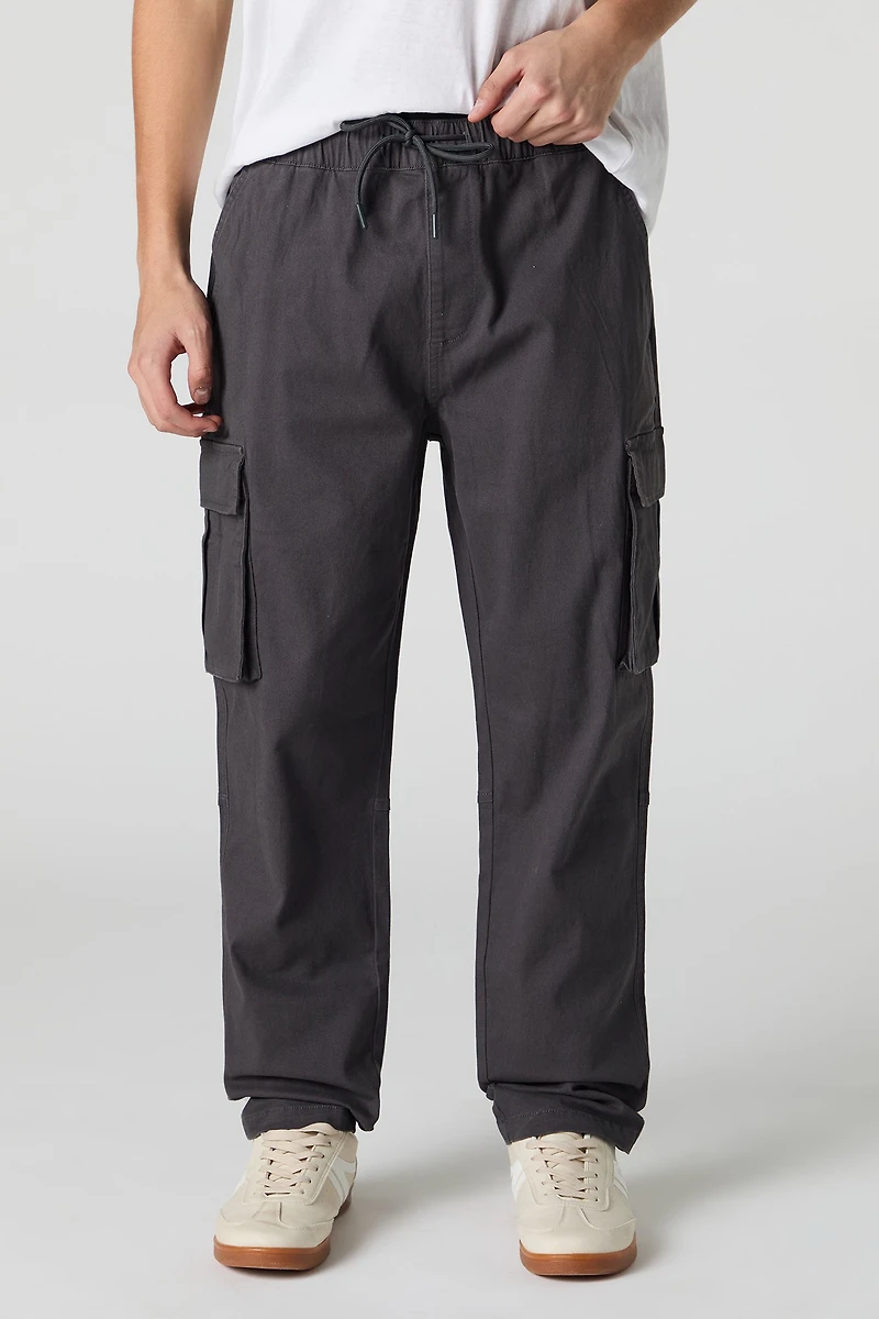 Pantalon cargo classique à taille coulissante
