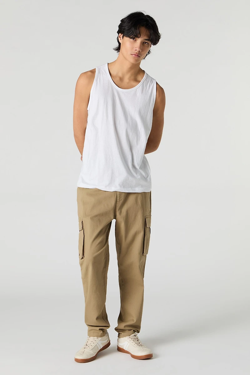 Pantalon cargo classique à taille coulissante