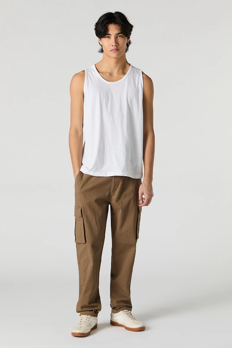 Pantalon cargo classique à taille coulissante