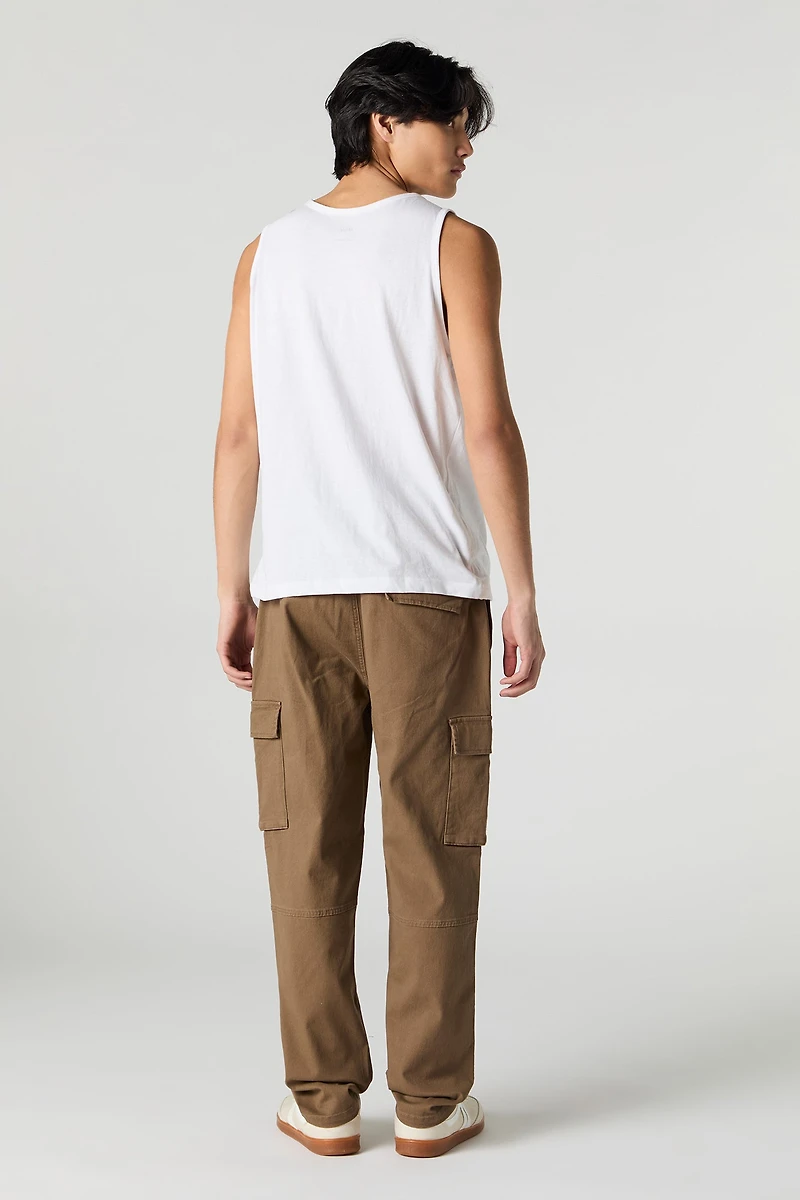 Pantalon cargo classique à taille coulissante