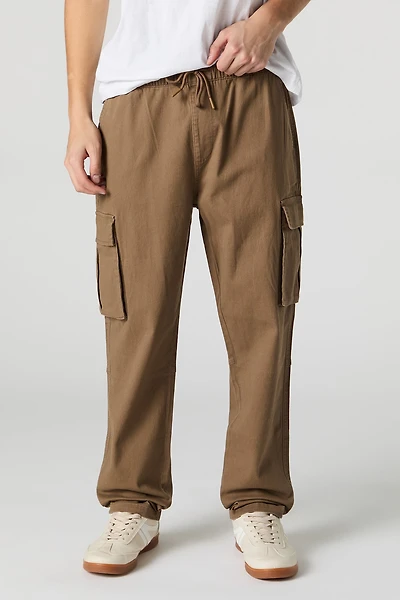 Pantalon cargo classique à taille coulissante